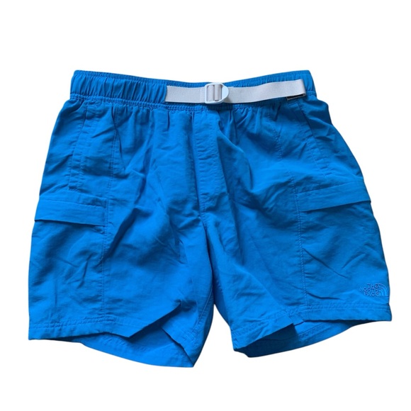 The North Face Blue Belted River Swim Shorts M - Picture 1 of 9